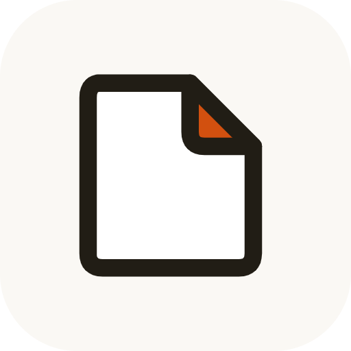 Bindery square document logo